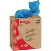 Kimberly-Clark 41412 Chiffons industriels de qualit&eacute; sup&eacute;rieure X70 WypAll, Robuste, 16-4/5" lo x 8-1/3" la