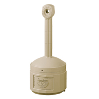 Smoker’s Cease-Fire<sup>®</sup> Cigarette Butt Receptacle, Free-Standing, Plastic, 4 US gal. Capacity, 38-1/2" Height NI378 | TENAQUIP