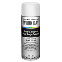 Work Day A04401007 Industrial Work Day Paint, White, Gloss, 10 oz., Aerosol Can