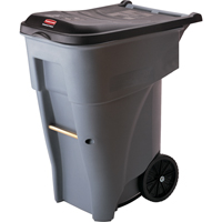 Rubbermaid FG9W2100GRAY Contenants roulants Brute, Poly&eacute;thyl&egrave;ne, 65 gal. US