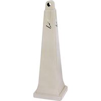 Rubbermaid FG257088BEIG R&eacute;cup&eacute;rateurs de m&eacute;gots de cigarettes Groundskeeper, Sur pied, Plastique, Capacit&eacute; 1 gal. US, Hauteur 39-3/4"