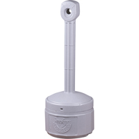 Smoker’s Cease-Fire<sup>®</sup> Cigarette Butt Receptacle, Free-Standing, Plastic, 1 US gal. Capacity, 30" Height NI701 | TENAQUIP