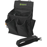 Greenlee 0158-15 Tool Bag, Nylon, 20 Pockets, Black