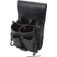 Greenlee 0258-11 Poche pour ceinture porte-outils, Porte-outil multiple, Cuir, 8 Poches