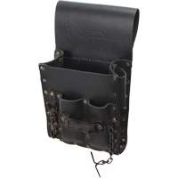 Greenlee 0258-13 Poche pour ceinture porte-outils, Porte-outil multiple, Cuir, 5 Poches