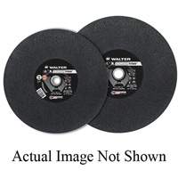 Walter Surface Technologies 10H143 Zip Titan Cutting Wheel, 14" x 1/8", 7/8" Arbor, Type 1, Silicon Carbide, 4400 RPM