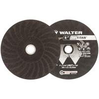 Walter Surface Technologies 11H072 Zip Titan Cutting Wheel, 7" x 1/16", 7/8" Arbor, Type 1, Silicon Carbide, 8600 RPM