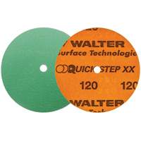 Walter Surface Technologies 15V512 Quick-Step XX Sanding Disc, 5" Dia., 120 Grit, Ceramic