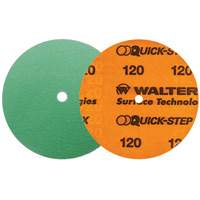 Walter Surface Technologies 15V612 Quick-Step XX Sanding Disc, 6" Dia., 120 Grit, Ceramic