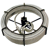 JET 111163 JGP-150A 1-1/2 Ton 100' Cable Assembly For JET Wire Grip Pullers