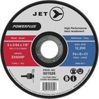 JET 501531 Meule &agrave; tronçonner POWERPLUS ZX60HP, 6" x 3/64", Arbre de 7/8", Type 1, 10 200 Tr/min