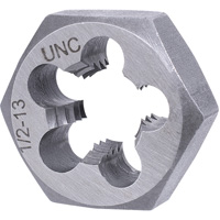 JET 530730 Fraise hexagonale SAE, dia. 1", Filet de 1/2"-13NC, Acier alli&eacute;