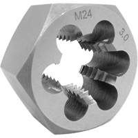JET 530877 Fraise hexagonale m&eacute;trique, dia. 1", Filet de 12 mm-1.75, Acier alli&eacute;