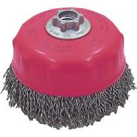 JET 553509 Brosse-boisseau &agrave; fils ondul&eacute;s MAXI-CRIMPED de premi&egrave;re qualit&eacute;