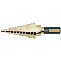 JET 579202 Foret &eacute;tag&eacute; de super premi&egrave;re qualit&eacute;, 1/8" - 1/2", Incr&eacute;ments de 1/32", Acier rapide
