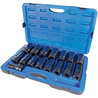 JET 610508 SAE Impact Socket Set, 16 Pcs, 1" Drive Size, Deep