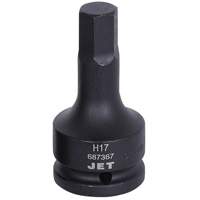 JET NIT071 Impact Hex Bit, Hex, 17 mm x 3/4" Drive