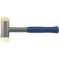 JET 740934 Heavy-Duty Soft-Face Dead Blow Hammer, 2.25 lbs. Head Weight, Polyurethane Face, Tubular Steel Handle