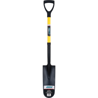 Drain Spade Shovels, Tempered Steel, 16" x 6" Blade, 28-1/2" L, D-Grip Handle NJ096 | TENAQUIP