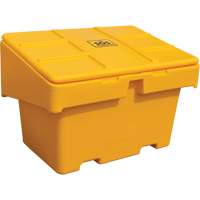 Techstar Plastics Inc SOS18Y Contenants pour sel & sable SOS, Avec Moraillon, 48" x 33" x 34", 18,5 pi³, Jaune