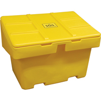 Salt Sand Container SOS™, With Hasp, 42" x 29" x 30", 11 cu. Ft., Yellow  ND702 | TENAQUIP