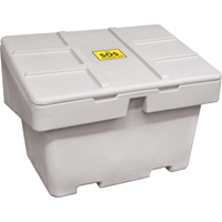 Salt Sand Container SOS™, With Hasp, 42" x 29" x 30", 11 cu. Ft., Grey  ND703 | TENAQUIP