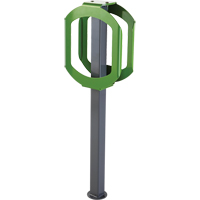 Frost 2070-GREEN Bike Stop Bike Racks, Steel, 2 Bike Capacity