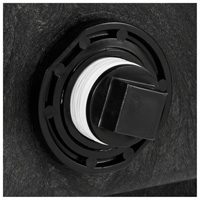 Rubbermaid FG424700BLA R&eacute;servoir de stockage, 69" p x 63,25" la x 25" h, Capacit&eacute; 2500 lb, Noir