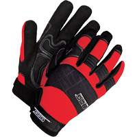 Bob Dale Gloves 20-1-10605R-XL Gants performants &agrave; usage intensif avec paumes coussin&eacute;es, Taille T-Grand, Paume Synth&eacute;tique