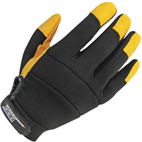 Bob Dale Gloves 20-1-1214-L Gants de m&eacute;canicien X-Site, Paume Cuir fleur de ch&egrave;vre, Taille Grand