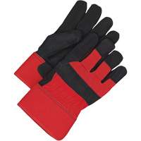Bob Dale Gloves 30-9-373-F Gants d'ajusteur classiques, Taille unique, Paume en Cuir de vache refendu, Doublure en Peluche d'acrylique