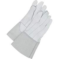 Bob Dale Gloves 60-1-1700-L Gants de soudage &agrave; l'arc TIG Gander Brand, Cuir fleur de mouton, Taille Grand