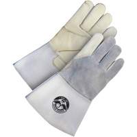Bob Dale Gloves 60-1-650-L Gants de soudage en cuir fleur utilitaire Gander Brand, Cuir fleur de vache, Taille Grand