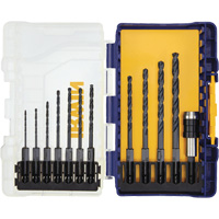 Irwin 4935643 Jobber Length Drill Bit Set, 12 Pieces, High Speed Steel