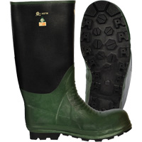 Journeyman<sup>®</sup> Boots, Rubber, Steel Toe, Size 8, Puncture Resistant Sole  SGF628 | TENAQUIP
