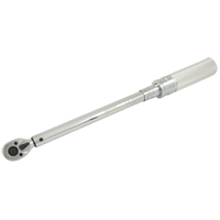 Gray Tools 82100 Heavy-Duty Micro-Adjustable Torque Wrench, Click, 3/8" Square Drive, 10 - 100 ft-lbs.