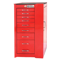 Gray Tools 93408 Armoire mobile de s&eacute;rie PRO+, 8 tiroirs, 19" la x 19" p x 36-1/2" h, Rouge