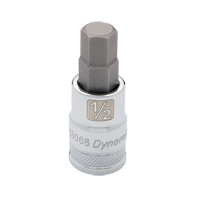 Dynamic Tools D013070 Douille &agrave; embout SAE standard, 5/8" x 2,44" lo, Prise 1/2"
