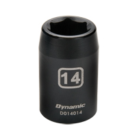 Standard Metric Impact Socket, 12 mm, 1/2" Drive, 6 Points  NJH474 | TENAQUIP