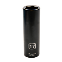 Dynamic Tools D014209 Douille m&eacute;trique, Chocs, 9 mm, Prise 1/2", 6 pans, Profond