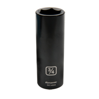 Dynamic Tools D014544 Douille SAE, Chocs, 1-3/8", Prise 1/2", 6 pans, Profond