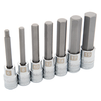 Dynamic Tools D018015 Long Metric Socket Set, 7 Pcs