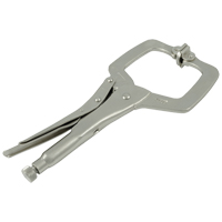 Dynamic Tools D055309 Locking Clamp Pliers with Swivel Pads, 11" Length, C-Clamp