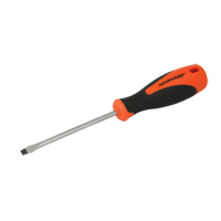 Dynamic Tools D062003 Slotted Screwdriver, 3/16" Tip, Round, 8" L, Cushion Grip Handle