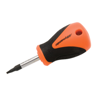 Dynamic Tools D062206 Tournevis court pour vis &agrave; t&ecirc;te carr&eacute;e creuse, Tige de #2, Ronde, 3-4/5" lo, Prise en Plastique/Bois/Coussin&eacute;e