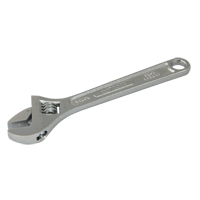 Adjustable Wrench, 6" L, 4/5" Max Width, Chrome  NJH980 | TENAQUIP