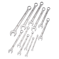 Dynamic Tools D074202 Jeu de cl&eacute;s, Combinaison, 12 morceaux, Imp&eacute;rial