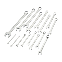 Dynamic Tools D074221 Wrench Set, Combination, 16 Pieces, Imperial