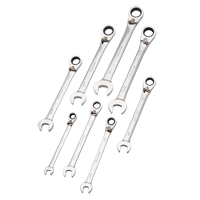 Dynamic Tools D076601 Reversible Wrench Set, Combination, 8 Pieces, Imperial