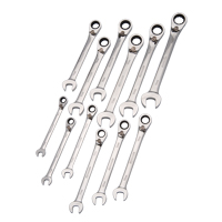 Dynamic Tools D076603 Reversible Wrench Set, Combination, 12 Pieces, Metric
